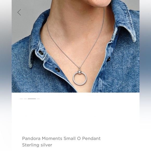 Pandora Moments O Pendant - Picture 1 of 5